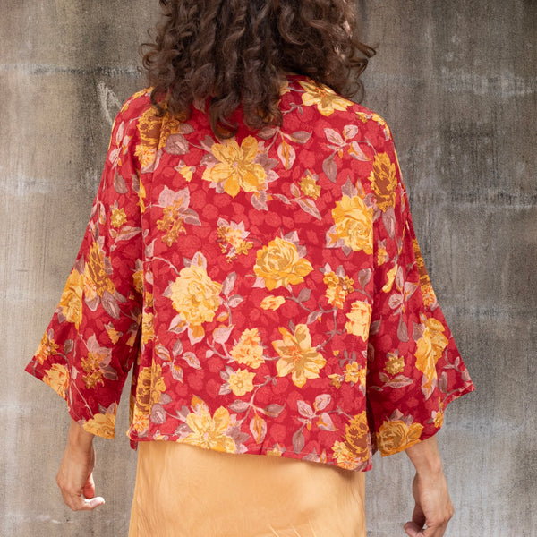 Silk Bella Shirt – Rose