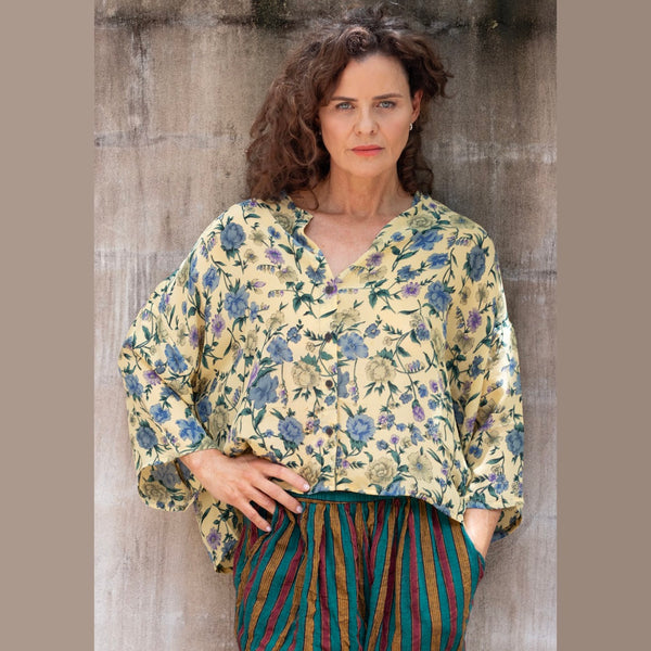 Silk Bella Shirt – Lila