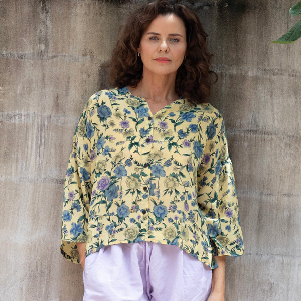 Silk Bella Shirt – Lila