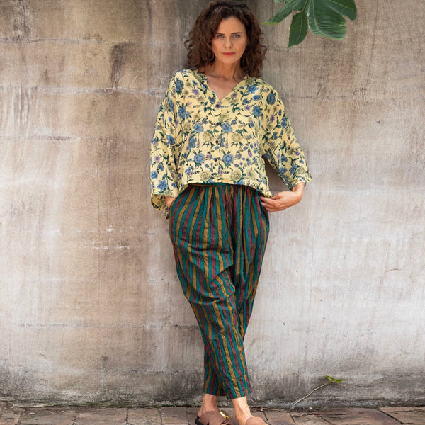 Cotton Pants - Stripes