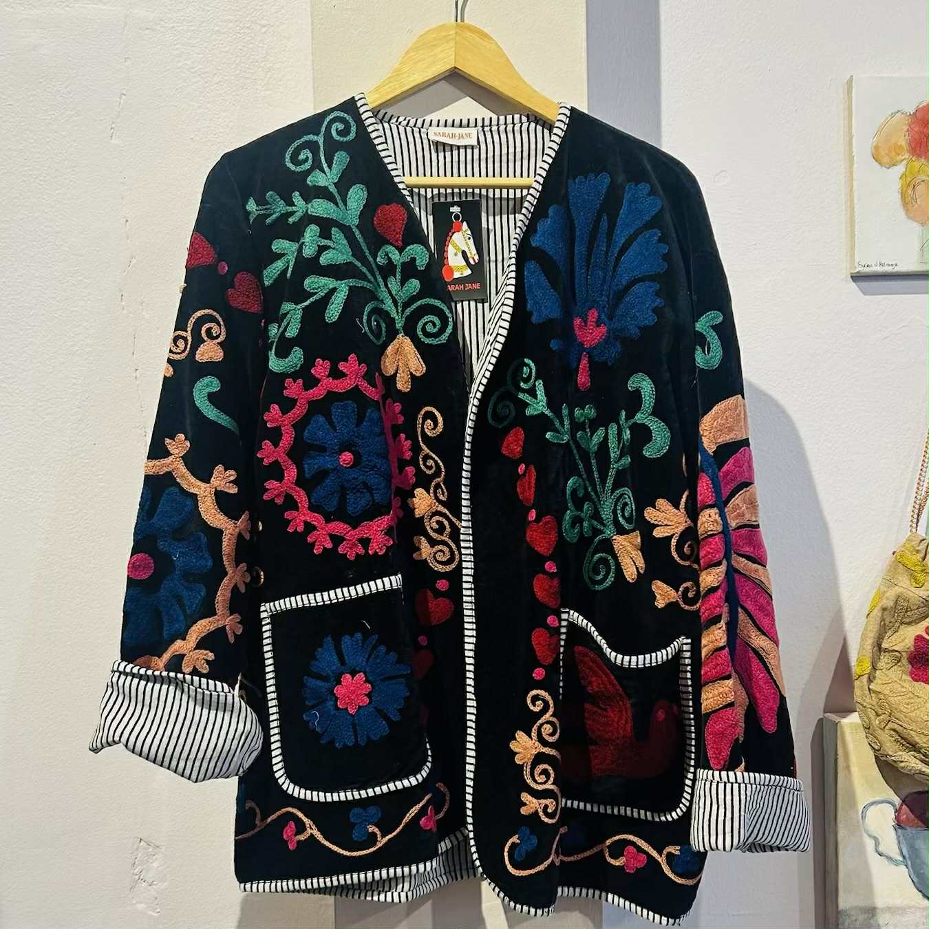 Velvet Peace Jacket – Black