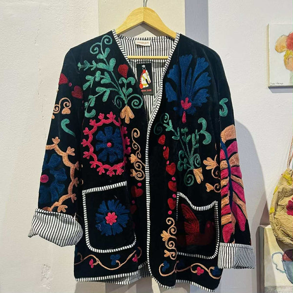 Velvet Peace Jacket – Black
