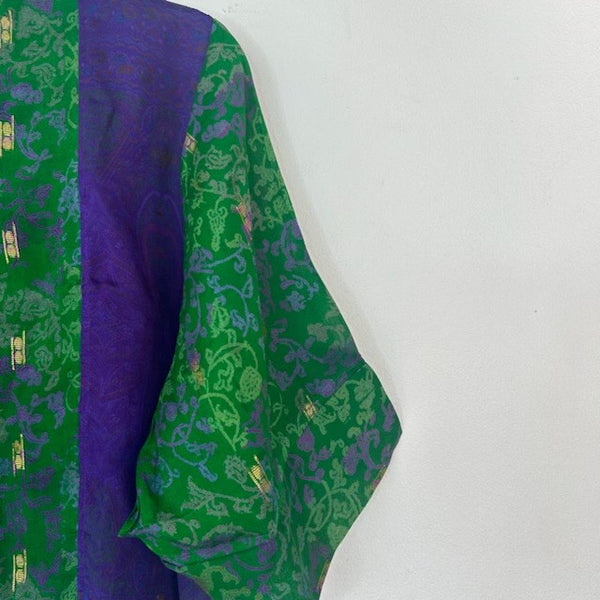 Short Silk Kimono – Violet