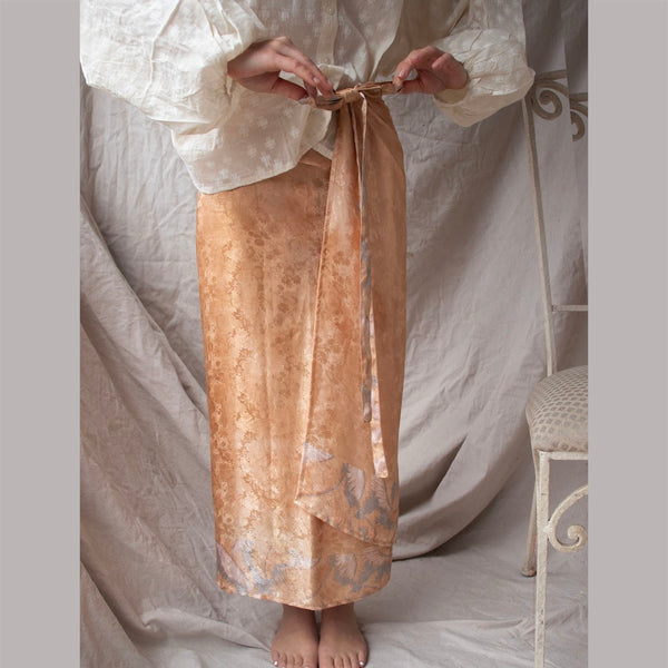 Silk Wrap Skirt - Shimmer