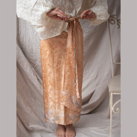 Silk Wrap Skirt - Shimmer