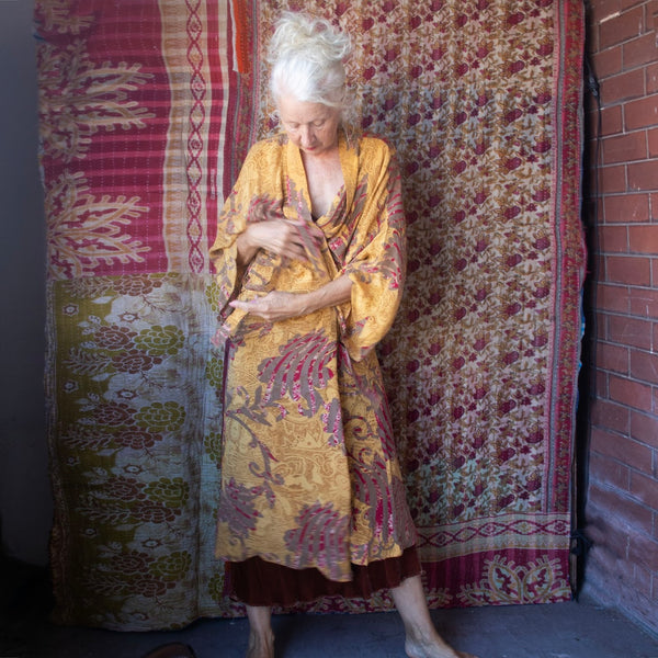 Long Silk Kimono – Tuesday