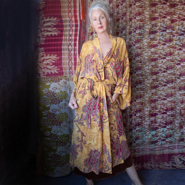 Long Silk Kimono – Tuesday