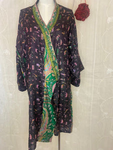 Silk Mid-length Kimono – Folklore