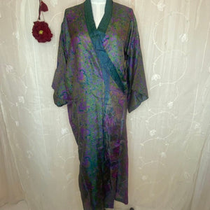 Silk Full-length Kimono – Jade