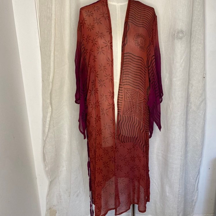 Silk Belted Kimono – Earthly