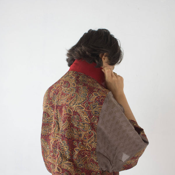 Short Silk Kimono – Azalea
